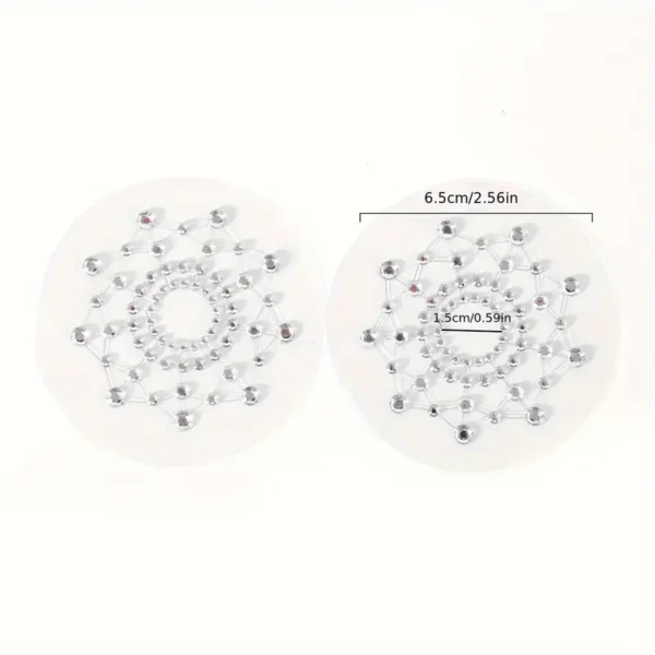 Snowflake Design Nipple Covers
