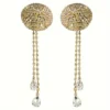 Tassel Chest Glitter Rhinestone Sexy Ladies Body Chain