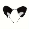 3Pcs Sexy Cat Ear Headband Tied with Bat Mask Sweet Choker Collar