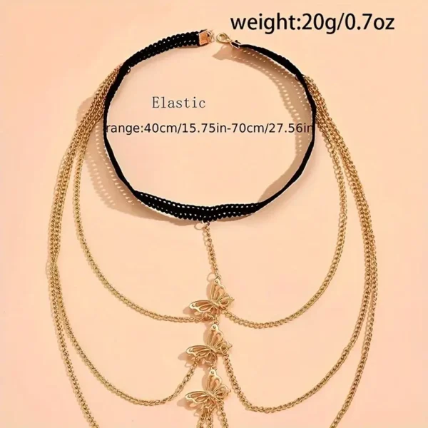 Elastic Multi-Layer Butterfly Thigh Chain