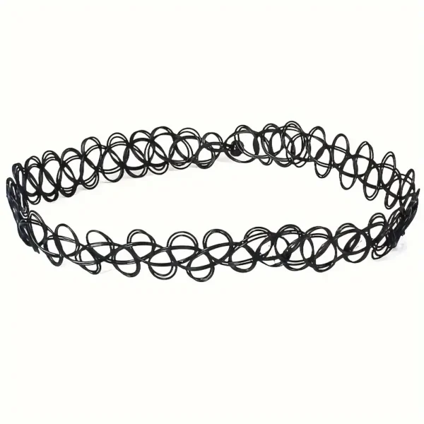 6pcs Stretch Velvet Choker Necklace Set