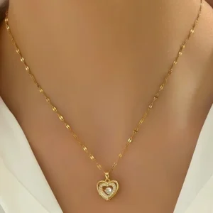 18k Gold-Plated Elegant Heart