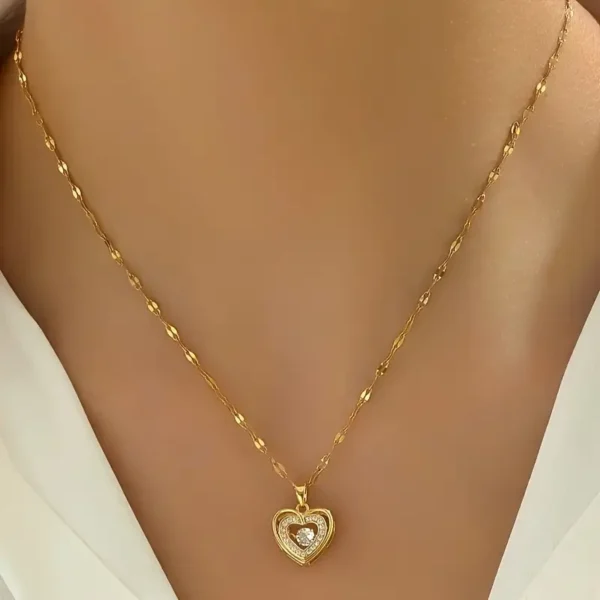 18k Gold-Plated Elegant Heart