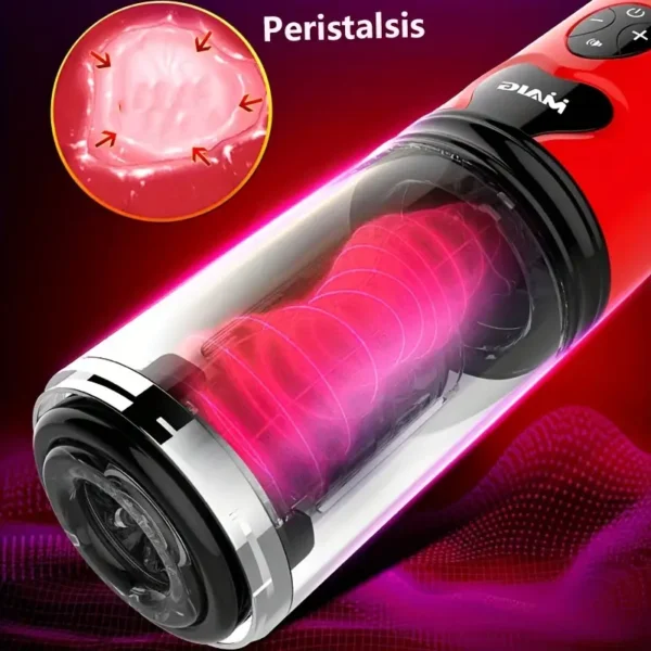 Powerful self-pumping masturbation cups for maximum pleasure