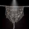 Rhinestone Body Chain, Sexy Tassel Thong