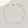 Random Number of Beads Faux Pearl Necklace