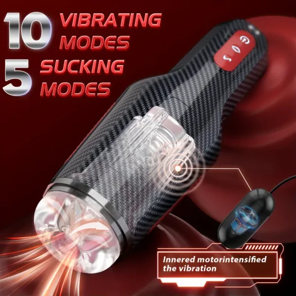 Automatic Sucking Heated Male Masturbator