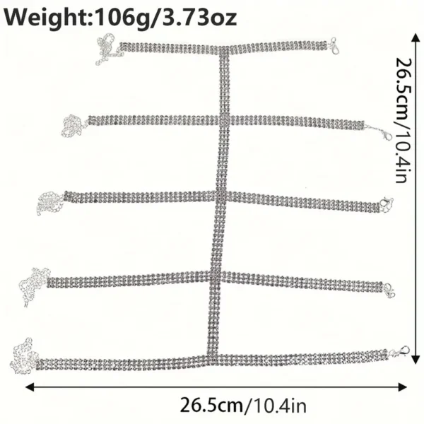 Sexy Rhinestone Leg Chain