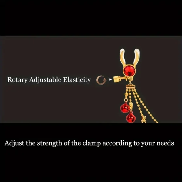 Breast Tassel Red Bead Clip