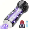 10 Vibrating and Sucking Patterns Male Masturbator Sex Toys