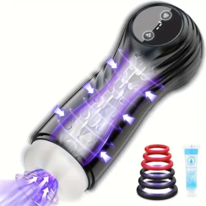 10 Vibrating and Sucking Patterns Male Masturbator Sex Toys