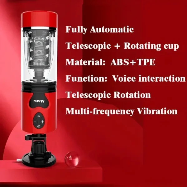 Powerful self-pumping masturbation cups for maximum pleasure