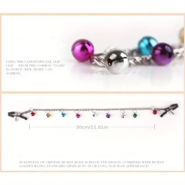 Stainless Steel Colored Nipple Clips