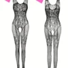 4pcs Women's Plus Sexy Lingerie Bodystockings