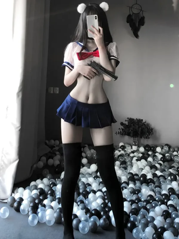 Naughty Student Character JK Uniform