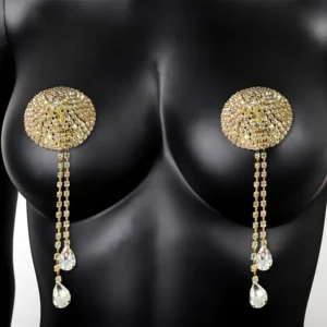 Tassel Chest Glitter Rhinestone Sexy Ladies Body Chain