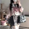 Chic Sailor-Inspired JK Uniform Set for Women