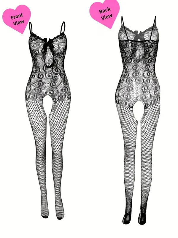 4pcs Women's Plus Sexy Lingerie Bodystockings