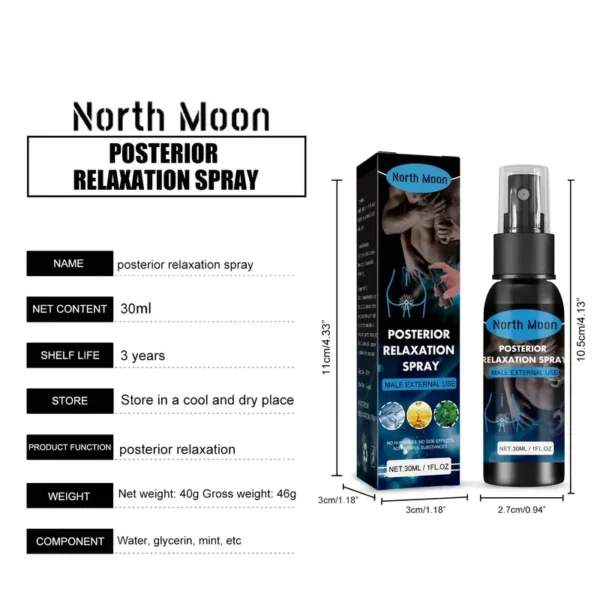 Men's Backcourt Relaxation Spray Backcourt Relaxation Enhanced Fun