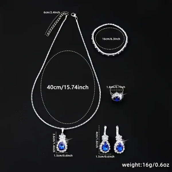 Elegant 5-Piece Women's Fashion Jewelry Set