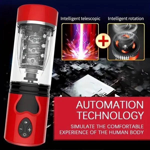Powerful self-pumping masturbation cups for maximum pleasure