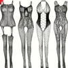 4pcs Women's Plus Sexy Lingerie Bodystockings