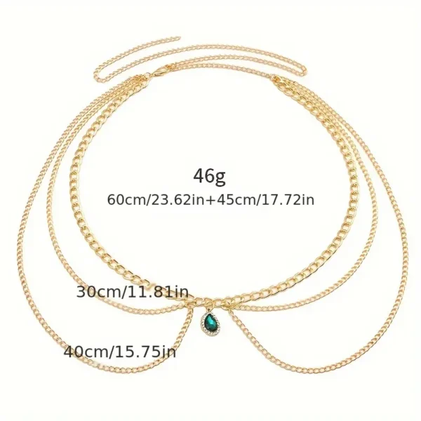 Chic Multi-Layer Metal Body Chain
